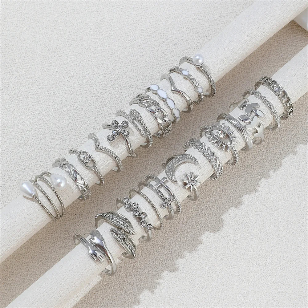 Boho Charm Ring Set