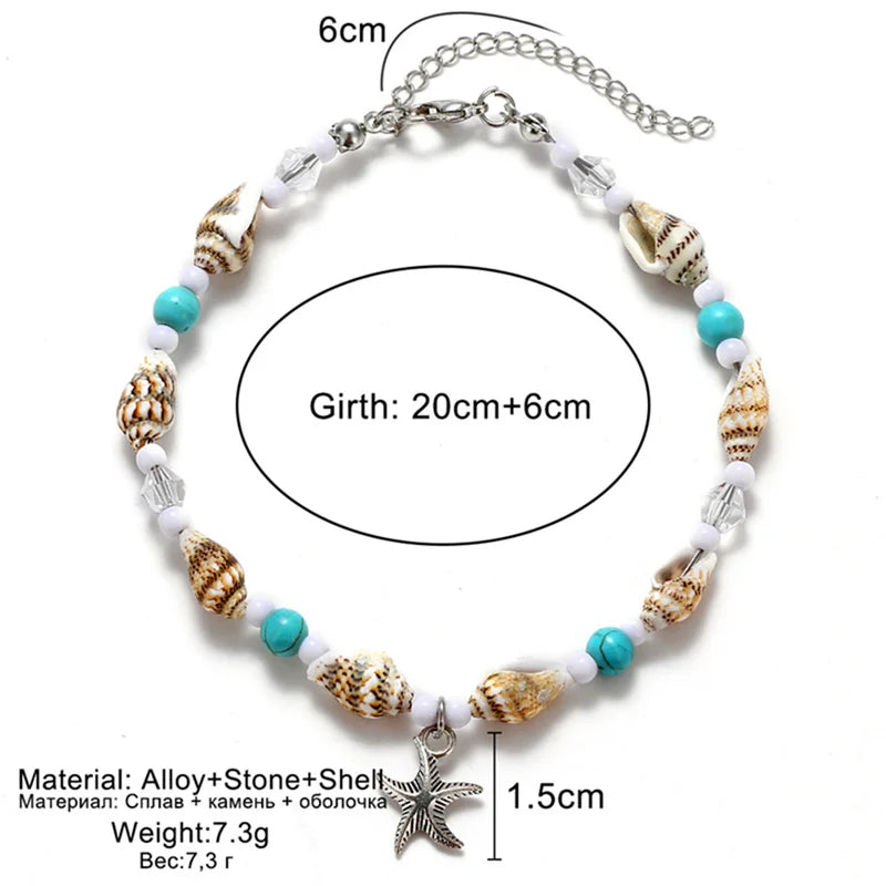 Coastal Charm Anklet Set