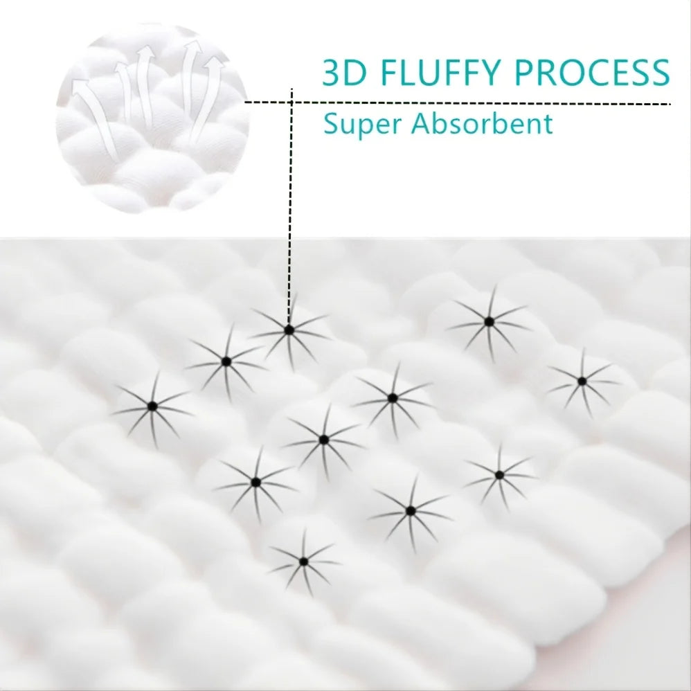 Soft Muslin Burp Cloths.