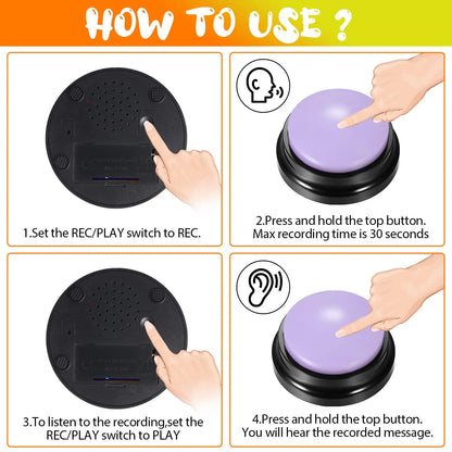 Pet Speech Training Buttons.