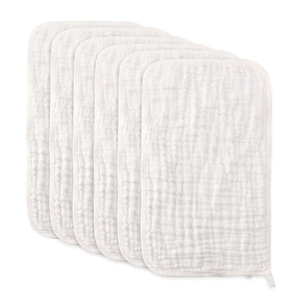 Soft Muslin Burp Cloths.