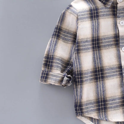 Plaid Flannel Kids Shirt