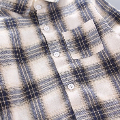 Plaid Flannel Kids Shirt