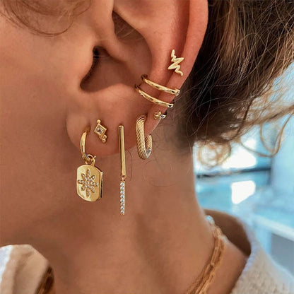 Classic Gold Drop Earrings