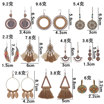 Vintage Boho Blossom Earrings
