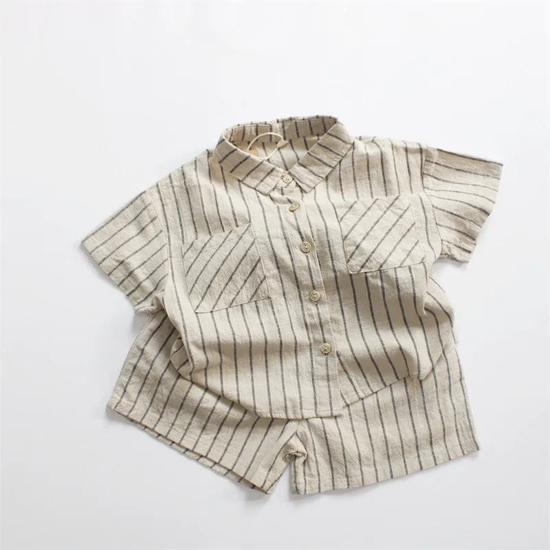 Striped Summer Boys Set