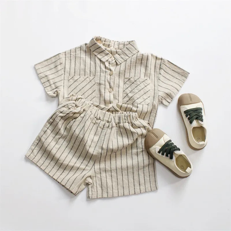 Striped Summer Boys Set