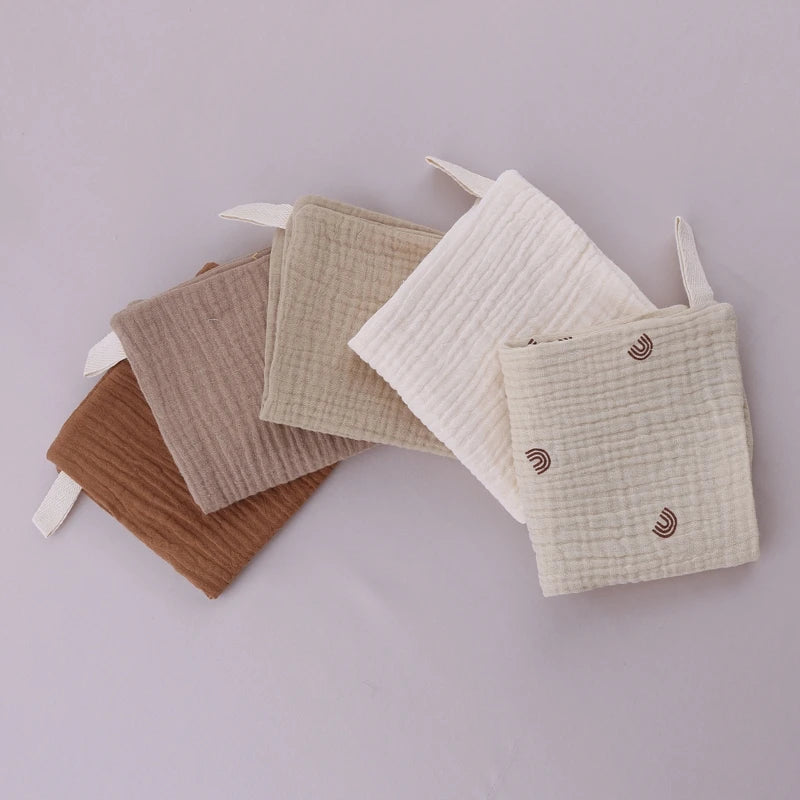 5-Piece Soft Cotton Baby Cloths.