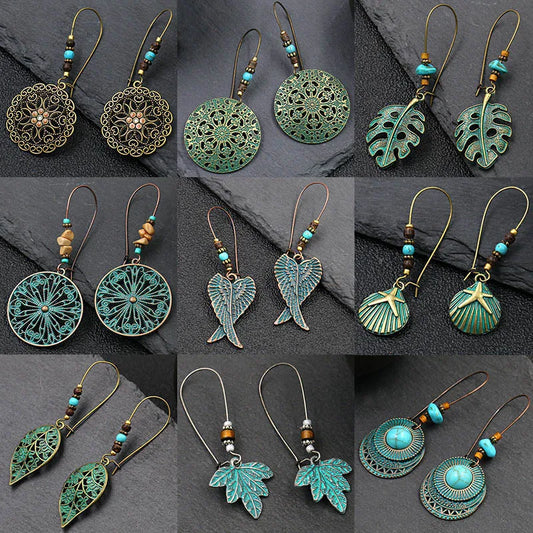 Vintage Boho Drop Earrings.