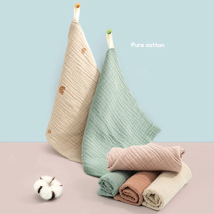 5-Piece Soft Cotton Baby Cloths.