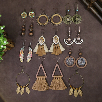 Vintage Boho Blossom Earrings
